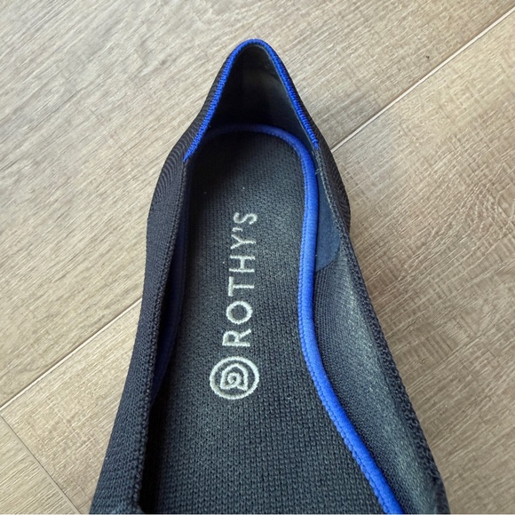 Rothy’s The Flat Black Round Toe Ballet Flats Sz 9.5 Single Right Shoe Amputee - Picture 4 of 15